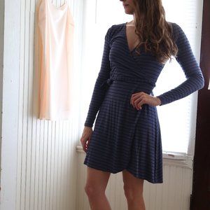 Express Faux Wrap Dress